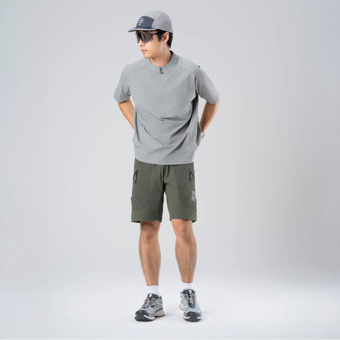 Rockbros YDDK015 shorts with belt size M - green