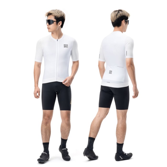 Rockbros 15200025 Short Sleeve Cycling Jersey Size XS - White