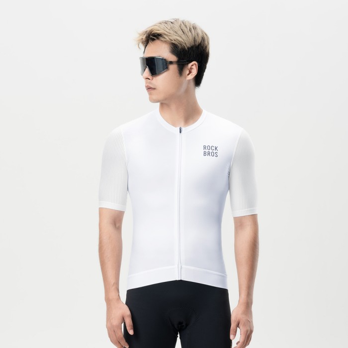 Rockbros 15200025 Short Sleeve Cycling Jersey Size XS - White