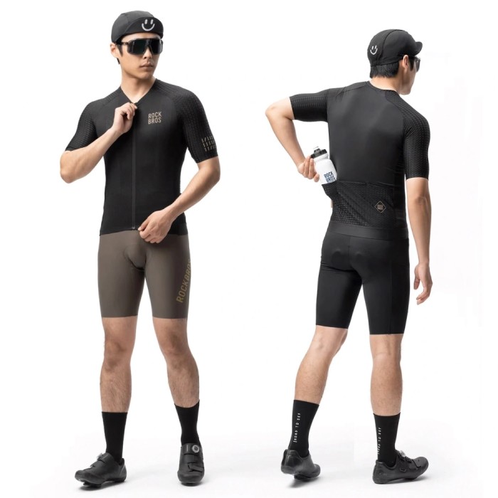 Rockbros YDDX011 Diamond Short Sleeve Cycling Jersey Size L - Black