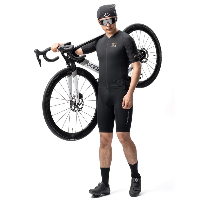 Rockbros YDDX011 Diamond Short Sleeve Cycling Jersey Size L - Black