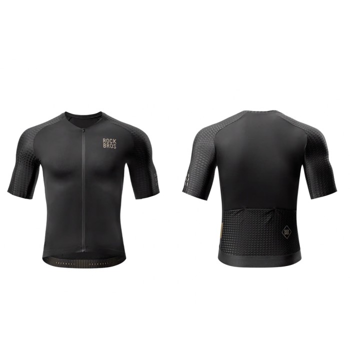 Rockbros YDDX011 Diamond Short Sleeve Cycling Jersey Size XL - Black