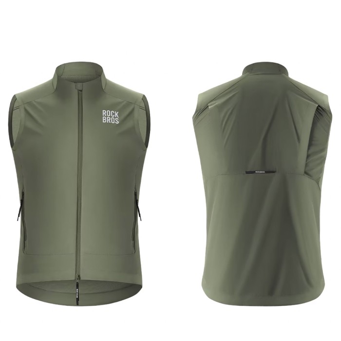 Rockbros YDMJ003 Spring/Autumn Windproof Vest Size M - Green