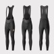 Rockbros YDCK012-1 Long Fleece Bib Tights with Pad Size S - Black