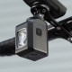 Rockbros M8 1600lm front bike light with remote control 10m rechargeable 4000 mAh - black