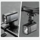 Rockbros M6 1000 lm front rechargeable bike light 2800 mAh - black