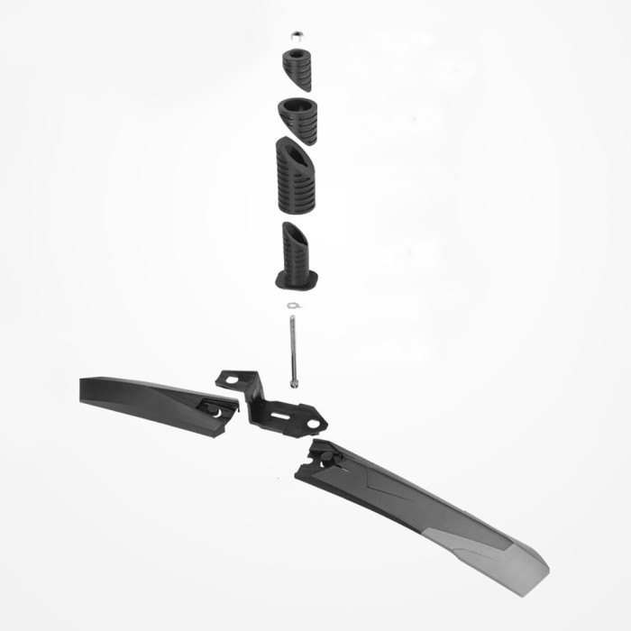 Rockbros DNB-890 Bicycle Fender Set - Black