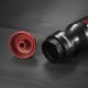 Rockbros 750 ml Bike Bottle - Transparent Black with Red Mouthpiece