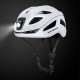 Rockbros ZK-077 Bicycle Helmet with Integrated Multi-Directional Lighting 57-61 cm - White