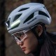Rockbros ZK-077 Bicycle Helmet with Integrated Multi-Directional Lighting 57-61 cm - White