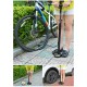 Rockbros GP6532B Floor Pump with Pressure Gauge - Black and Orange