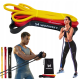 Wozinsky WGO-3 latex resistance bands - 3 pcs.