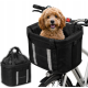 Wozinsky fabric bicycle basket large - black