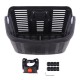 Wozinsky WKR-PK plastic handlebar bicycle basket - black