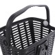 Wozinsky WKR-PK plastic handlebar bicycle basket - black