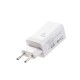 Joyroom JR-TG10 65W GaN 2x USB-C + USB-A wall charger with 65W USB-C - USB-C 1.2m cable - white
