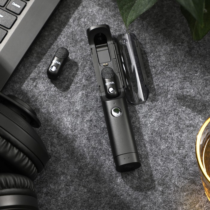 BOYA MAGIC-02 Wireless Microphone 2.4GHz USB-C - Black