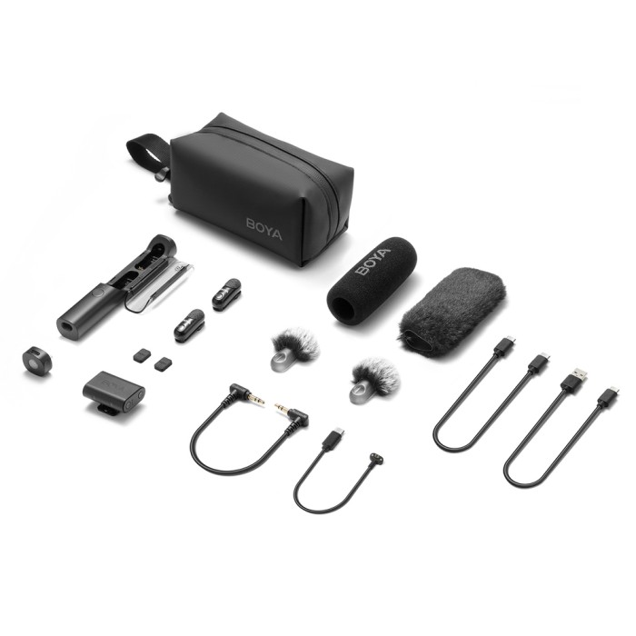 BOYA MAGIC-03 ​​Wireless Microphone 2.4GHz USB-C - Black