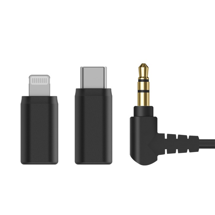BOYA BOYAMIC 2-02 Wireless Microphones 2.4 GHz USB-C - Black