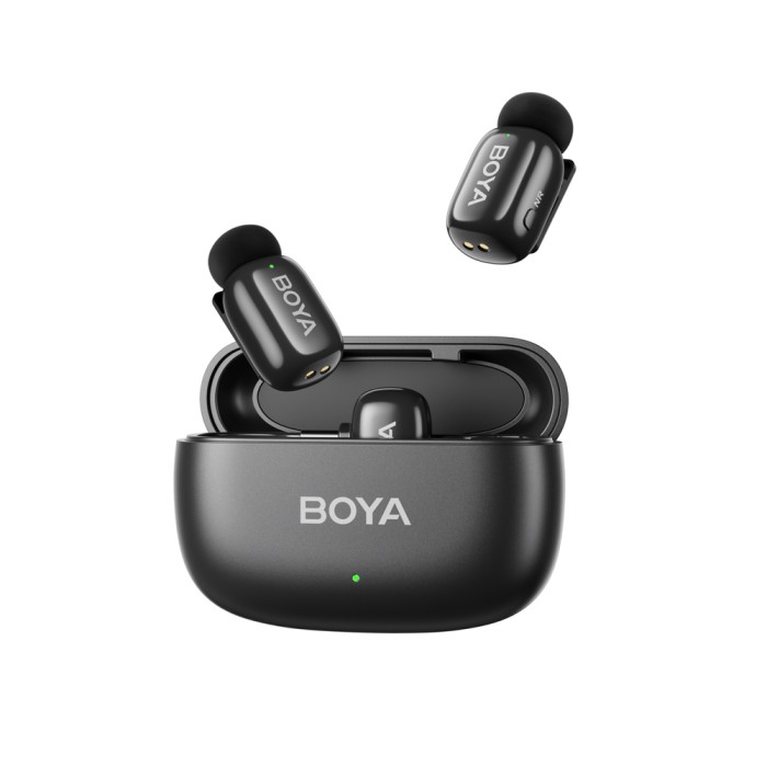 BOYA mini 2-02 wireless microphones 2.4GHz USB-C - black
