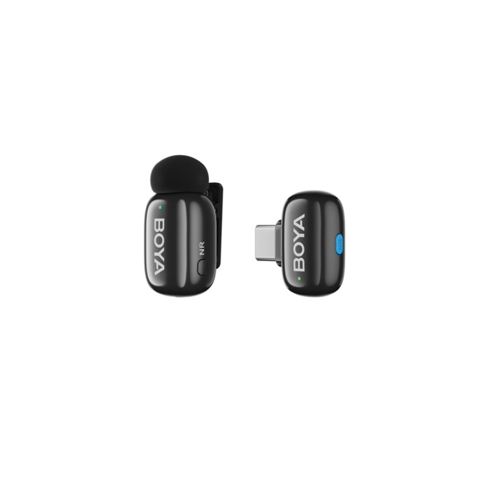 BOYA mini 2-02 wireless microphones 2.4GHz USB-C - black