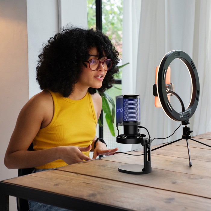 BOYA K3 Wired Microphone - Black
