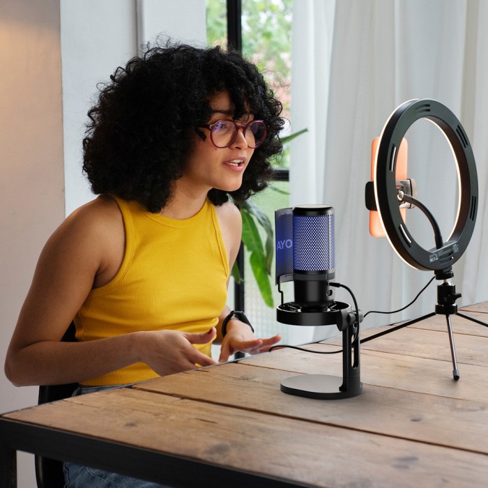 BOYA K9 Wired Microphone - Black