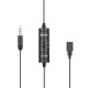 BOYA BY-M1S wired lavalier microphone - black