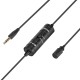 BOYA BY-M1S wired lavalier microphone - black