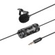 BOYA BY-M1 Pro II Wired Lavalier Microphone - Black