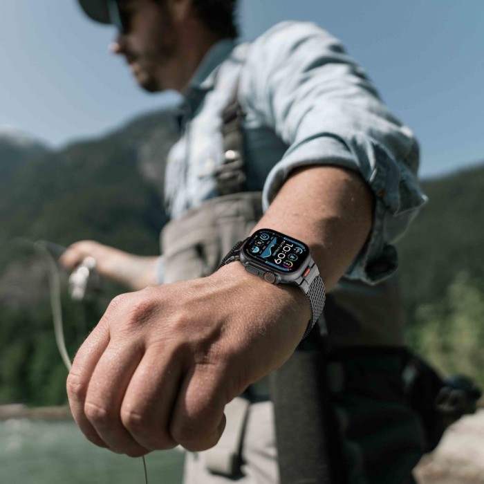Tech-Protect Milano Vanguard Bracelet for Apple Watch (44 / 45 / 46 / 49 mm) - Black