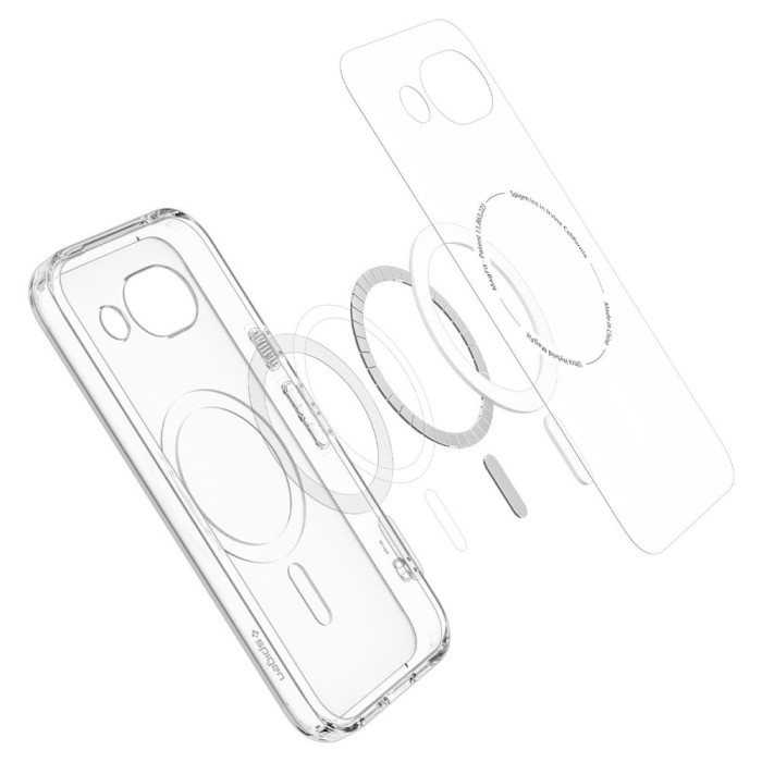 Spigen Ultra Hybrid Mag MagSafe Case for Google Pixel 10A - Clear and White