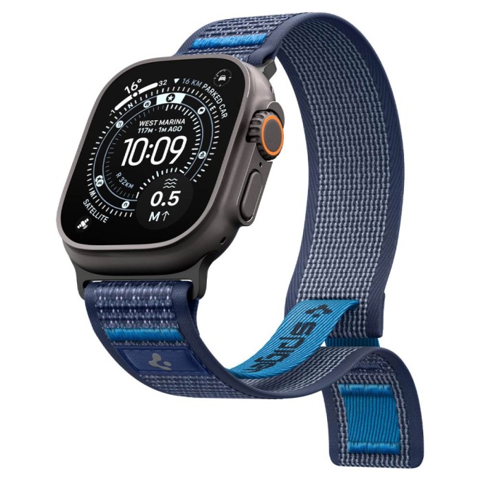 Spigen Athlex Air 2 Strap for Apple Watch (44 / 45 / 46 / 49 mm) - Navy Blue
