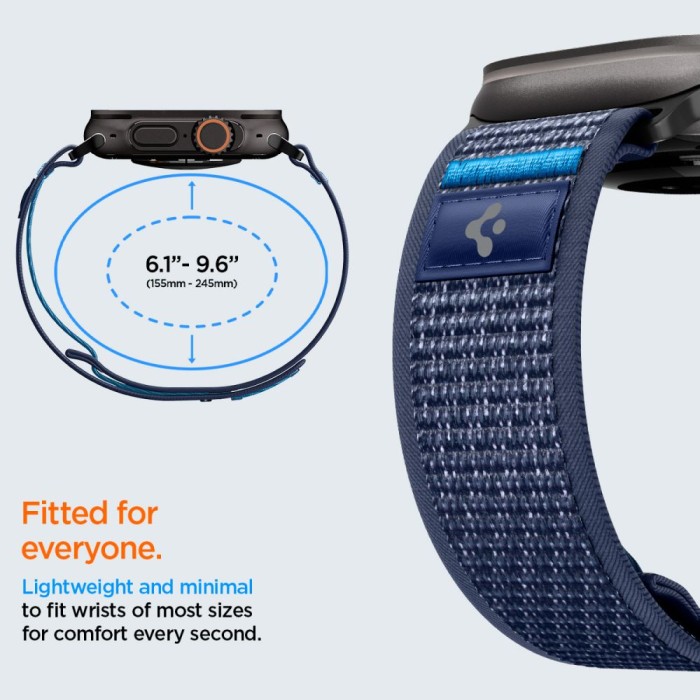 Spigen Athlex Air 2 Strap for Apple Watch (44 / 45 / 46 / 49 mm) - Navy Blue