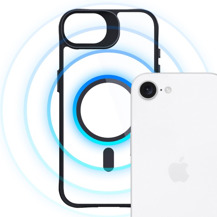 3mk Satin Armor MagCase for Apple iPhone 16e / SE 4 - Transparent
