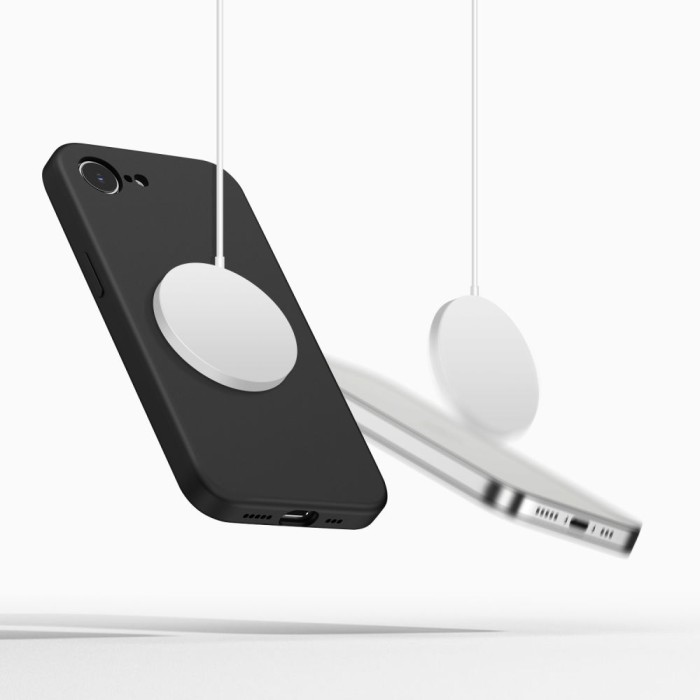 Tech-Protect Silicone MagSafe Case for iPhone 16e / 17e - Black