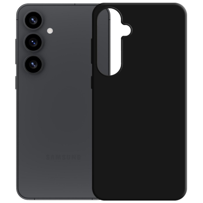 3mk Silicone Case for Samsung Galaxy S25+ - Black