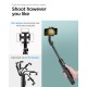 Spigen S560W Bluetooth Selfie Stick with Tripod - Black