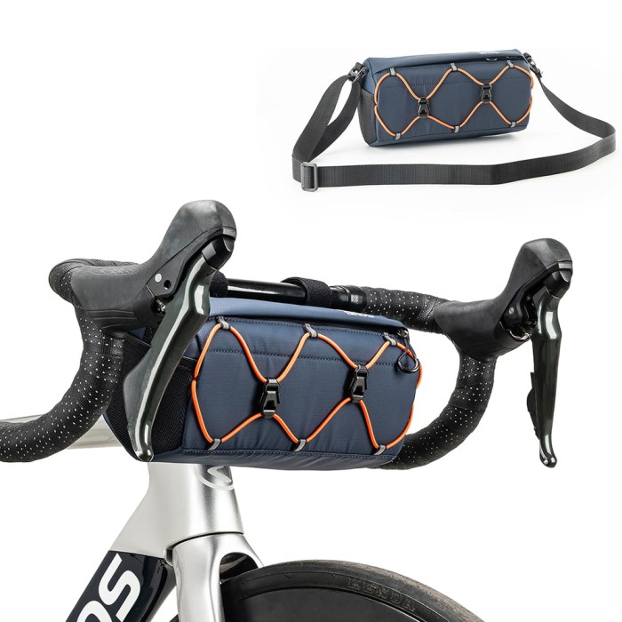 Rockbros 30110054002 bicycle handlebar bag 2.2 l - blue