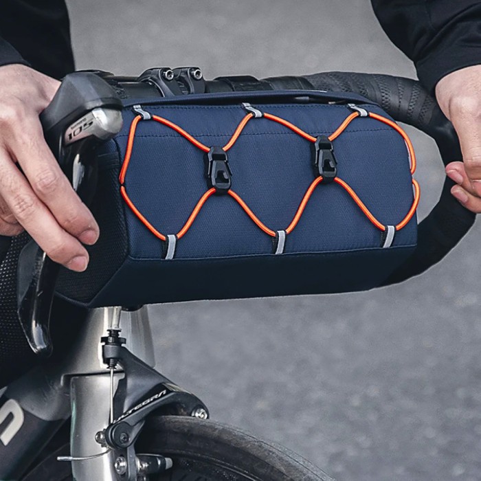 Rockbros 30110054002 bicycle handlebar bag 2.2 l - blue