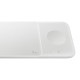 Samsung Trio EP-P6300TWEGEU 3in1 inductive charger for phone / Galaxy Watch / Buds - white + mains charger + cable