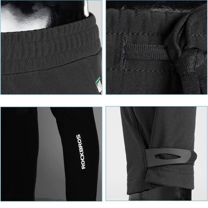 Rockbros Patrol Cycling Windproof Sports Pants Size L - Black