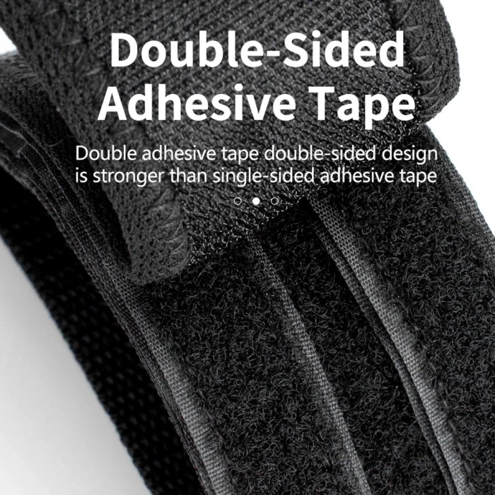 Rockbros GZT1001BK Bicycle Pedal Straps 2 pcs - Black