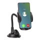 SBS TE0UCH20W Smartphone Holder for 6.8" on Glass - Black