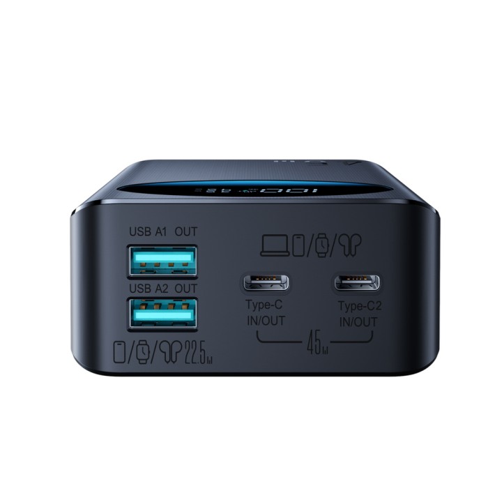 Joyroom JR-PBF02 Pro 20000 mAh 45W Powerbank with Digital Display 2x USB-A 2x USB-C - Black