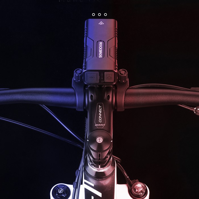 Rockbros 24310002001 850 lm bike light - black
