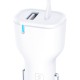 3mk Car Charger 20W PD3.0 QC 3.0 USB 1A1C - White