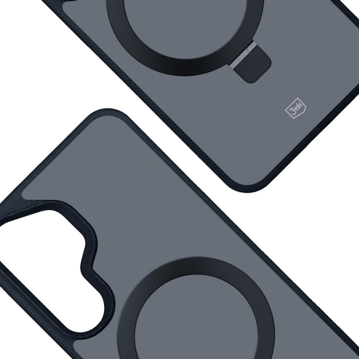 3mk Smoke Case Mag&amp;amp;Stand for Samsung Galaxy S25+ - black