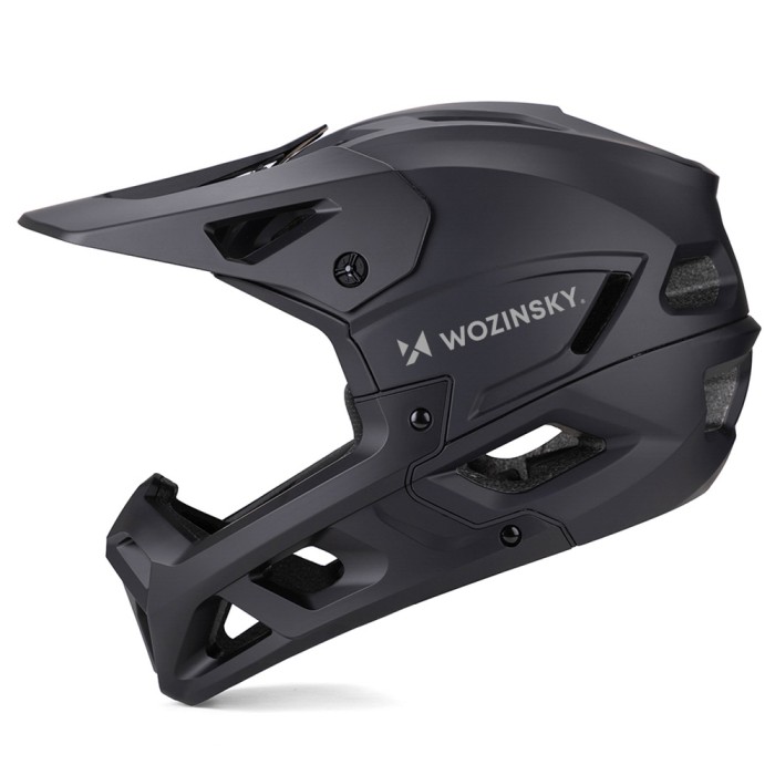 Wozinsky Full Face Bike Helmet with Detachable Visor 60-62 cm - Black