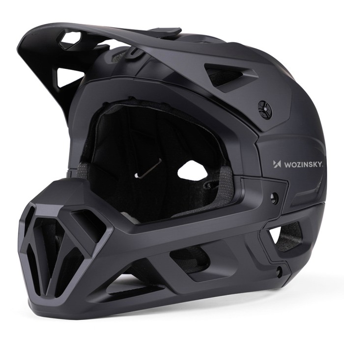 Wozinsky Full Face Bike Helmet with Detachable Visor 60-62 cm - Black